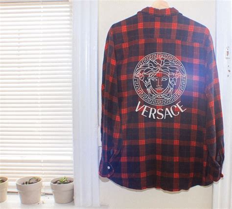 versace t shirt flannels|Versace flannels.